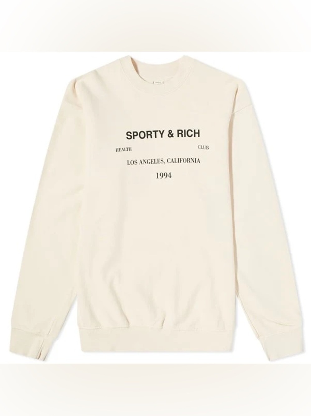 Sporty & Rich Health Club Crew Neck Sweatshirt